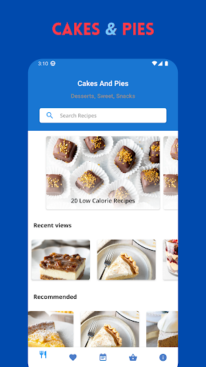Desserts - Cake, Pies Recipes Screenshot 0