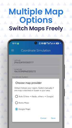 Fake GPS & Mock Location Maps Screenshot 2