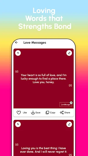 Romantic Love Messages 2025 Screenshot 3