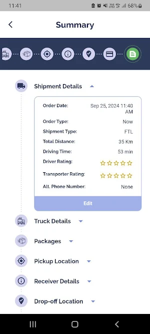 Forward Consignor (አስጫኝ) Screenshot 3