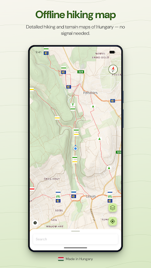 Turistautak - Hiking Paths Screenshot 0