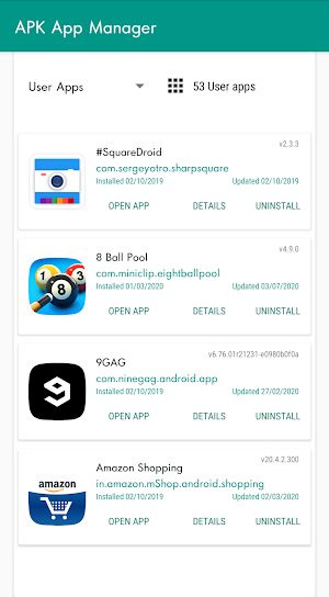 All Application Manager : APK App Manager - 2020 Screenshot 0