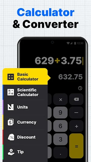 Calculator App & Converter Screenshot 0