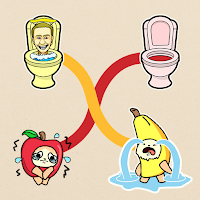 Banana Cat Rush-Draw to Toilet