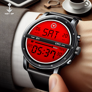 Key WF120 Digital Watch Face Screenshot 0