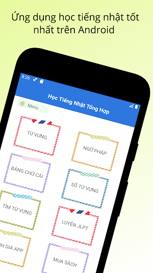 Học Tiếng Nhật Minano Nihongo & Từ Vựng N5 - N1 Screenshot 0