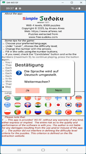 SimpleSudoku Screenshot 3