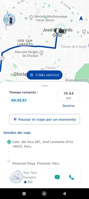 Mi Taxi Chiclayo Conductor Screenshot 1
