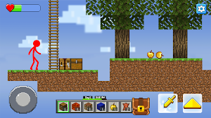 Stickman skyblock craft game Screenshot 0