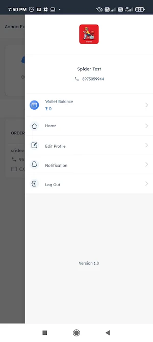 Aahaa Foods Delivery Boy Screenshot 3