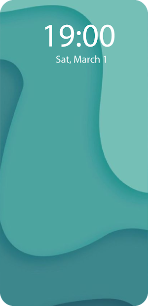 Teal Live Wallpaper Parallax Screenshot 3