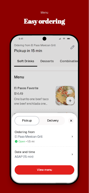 El Paso Mexican Grill Screenshot 2