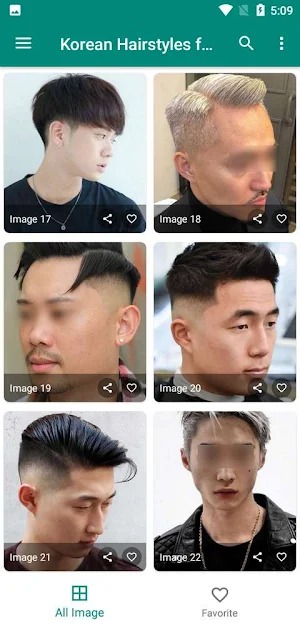 Korean Hairstyles for Men Screenshot 1