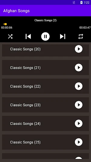آهنگ های افغانی قدیمی Screenshot 1