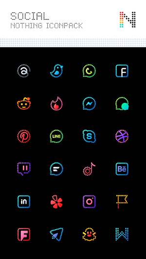Neon : Nothing Iconpack Screenshot 2