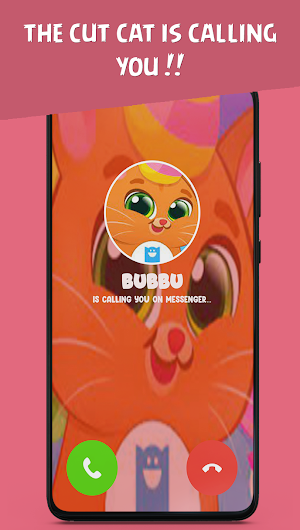 fake call video cartoon cat Screenshot 2