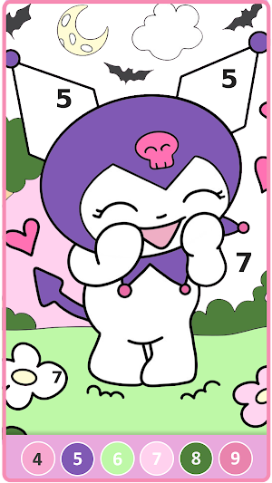 Ku-Romi Coloring By Number Screenshot 3