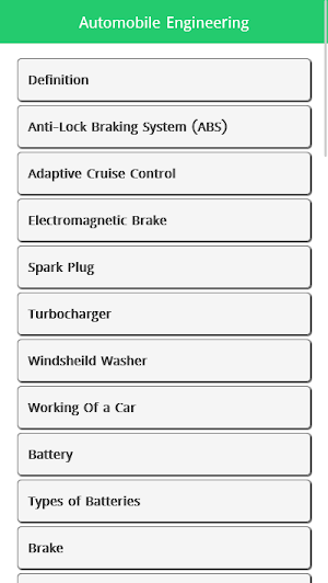 Automobile Engineering Screenshot 0