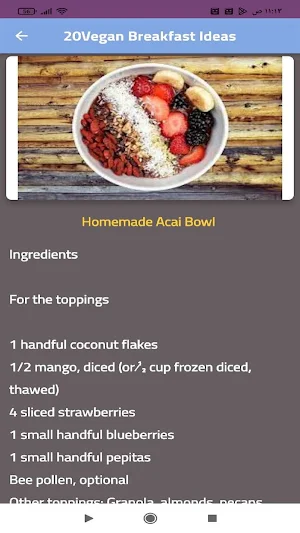 vegan recipes offline Screenshot 2
