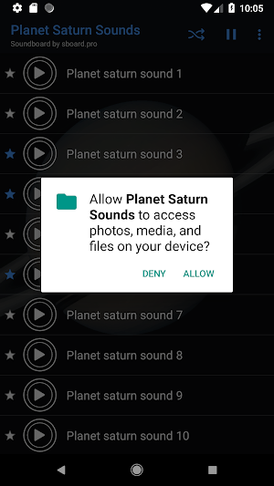 Planet Saturn sounds ~ Sboard.pro Screenshot 1