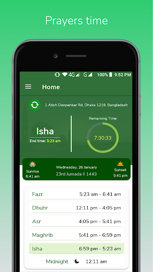 Ummah Companion - Prayers time Screenshot 0