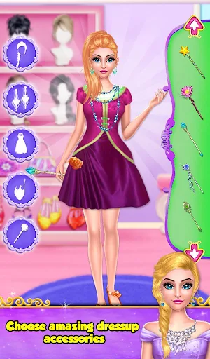 Girl Hair Do Design Salon Game Screenshot 2