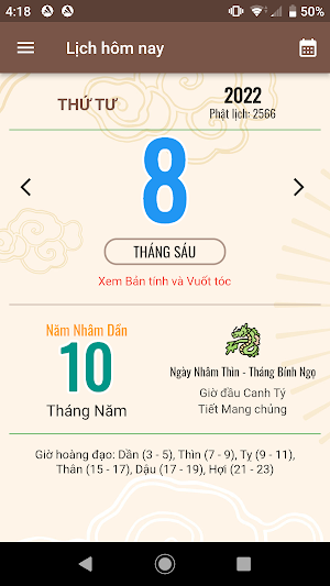 Lịch Âm Dương Screenshot 0