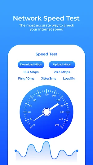Internet Speed Meter & Tester Screenshot 0
