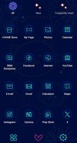 Firework Friends Theme +HOME Screenshot 2
