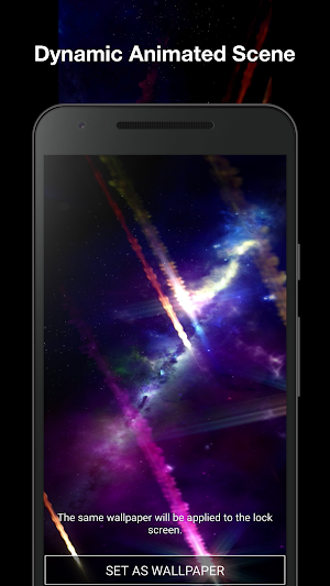 Meteor Shower Live Wallpaper Screenshot 1