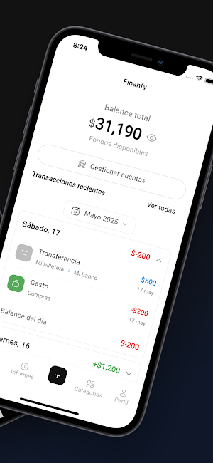 Finanfy: Finanzas Personales Screenshot 1