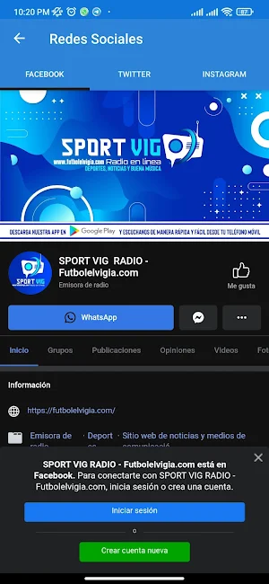 SPORT VIG RADIO Screenshot 3