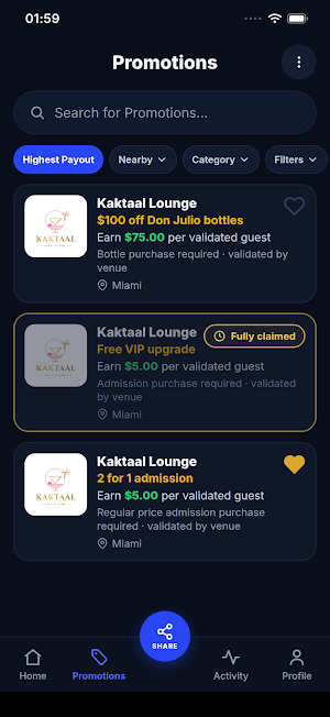 Entrro: Get Paid to Promote Screenshot 1