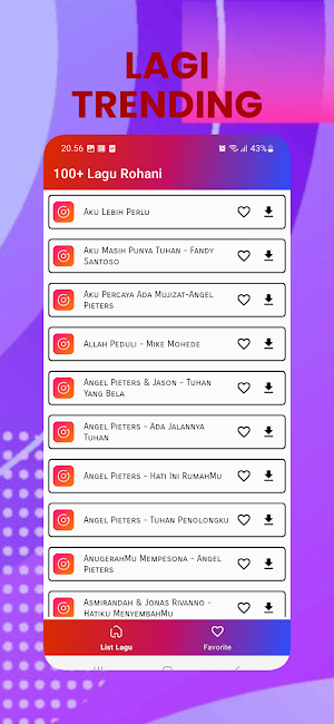 Lagu Rohani Offline Terbaru X Screenshot 2