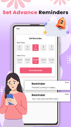 Period Tracker – Remind Period Screenshot 1