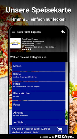Euro Pizza Express Wesseling Screenshot 3