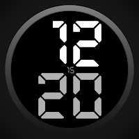 Big numbers watch face
