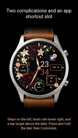 Herbarium Hybrid Watch Face Screenshot 0