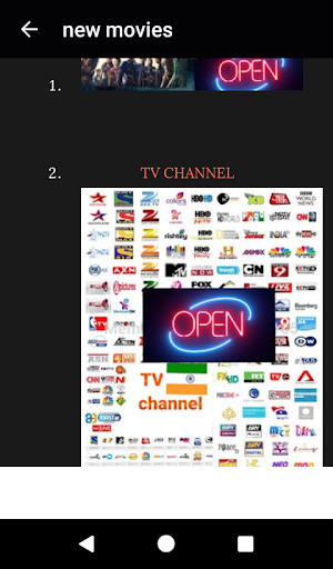 TVchannel Screenshot 1