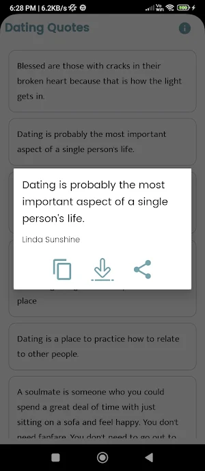 Dating Quotes and Sayings Screenshot 1