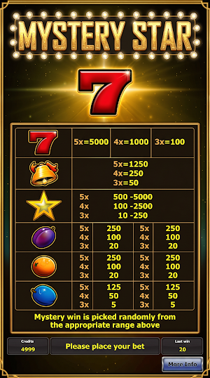 Jackpot Mystery Star Screenshot 2