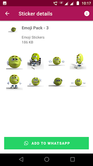 Emoji Stickers WAStickerApps Screenshot 2