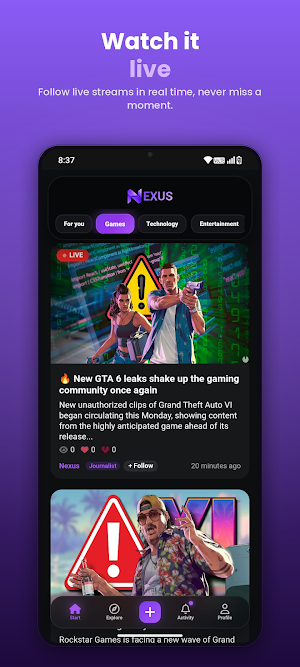 Nexus Screenshot 2