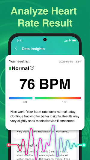 Heart Rate Monitor - Track BP Screenshot 1