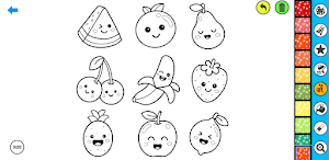 Cute Kawaii Coloring Glitter Screenshot 1