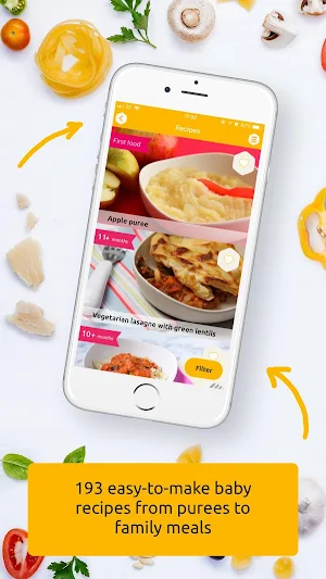 Baby weaning and recipes Screenshot 0