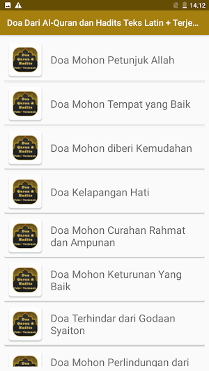 Doa Dari Quran Hadits Terjemah Screenshot 2