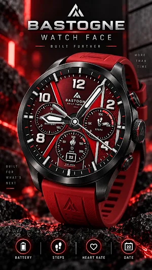 LX002 Bastogne Lux Watch Face Screenshot 3