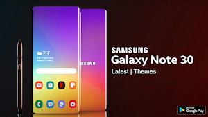 Galaxy Note 30 Theme Wallpaper Screenshot 1