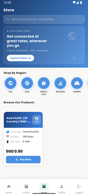 Okay2Go - Travel ESIM Screenshot 2